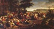 Peter Paul Rubens The Village Wedding (mk05) oil painting picture wholesale